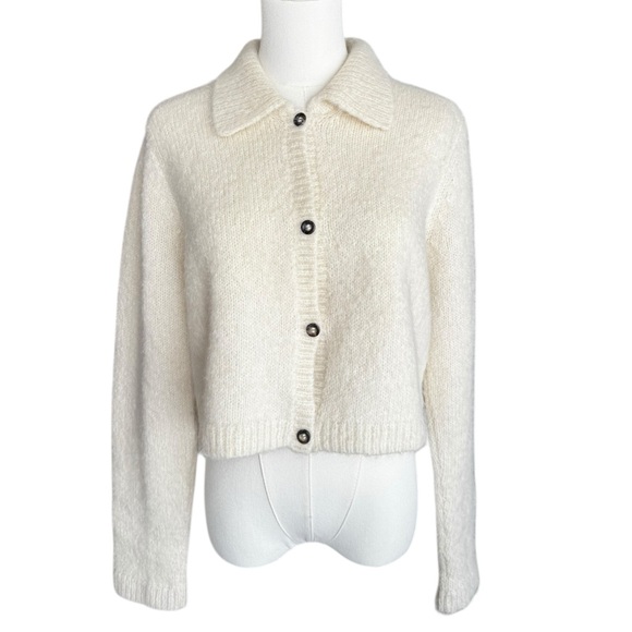 OZMA The Penny Cardigan Ivory Cream Small - Picture 6 of 12
